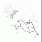 FLTRXSE 1TCL CVO ROAD GLIDE (2022) TAIL LAMP (EXCEPT CANADA) AND TURN SIGNAL, REAR