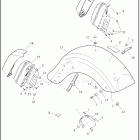 FLTRXSE 1TC6 CVO ROAD GLIDE (2025) FENDER, REAR