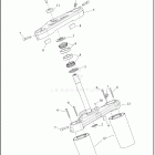FLHC 1YA9 HERITAGE CLASSIC (2025) FORK BRACKETS, FRONT - FLHC