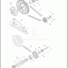 FLTRKSE 1TJH CVO ROAD GLIDE LIMITED (2022) BELT, CHAIN AND SPROCKETS