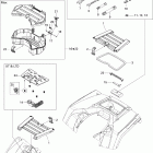 Outlander 800R EFI Передние и задние поддоны