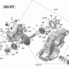 Outlander 650 EFI Редуктор и ведомая пара