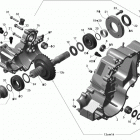 Outlander Max 500 EFI Редуктор и ведомая пара