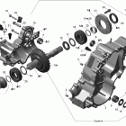 Outlander 500 EFI 01- gear box output shaft