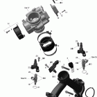 Outlander 800R EFI Коллектор воздухозаборника и корпус дросселя