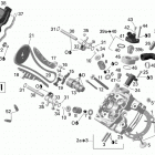 Outlander Max 500 EFI Головка цилиндров передняя