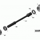 Outlander 800R EFI Ведущий вал