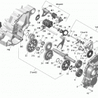 Outlander 800R EFI Коробка передач и компоненты