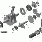 DS 450 EFI 01- crankshaft