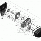 Outlander 650 EFI Трансмиссия
