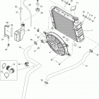 Outlander 800R EFI Система охлаждения