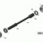 Outlander Max 500 EFI Ведущий вал