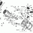 Outlander 650 EFI Головка цилиндров передняя