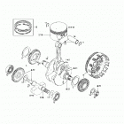 DS 650, 7449 Коленвал и поршни