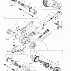 Traxter, 7459/7460/7465/7466 Привод колес задний