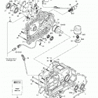 Traxter Footshift, Green/vert Clutch housing and cover