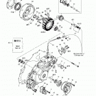 Traxter Footshift, Green/vert Ignition and water pump