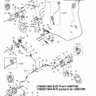 Traxter XL, 7448 Hydraulic brake (7489) (7448 from sn v000709)