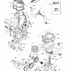 Traxter Footshift, Green/vert Crankshaft, pistons and cylinder