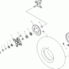 PREDATOR - A03GJ50AA/AB Front hub and front wheel