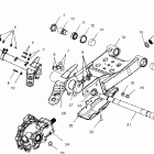 MAGNUM 330 4X4 - A03CD32AA/AB/AC/FB Swing arm / rear gearcase mounting