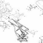 TRAIL BOSS 330 - A03CA32AA Заднее крыло и сиденье