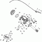 SCRAMBLER 50 - A03EA05CA/CB Задний тормоз