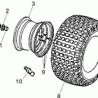 SCRAMBLER 50 - A03EA05CA/CB Переднее колесо