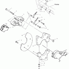 SCRAMBLER 400 4X4 - A02BG38CA Задний суппорт тормозной