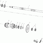 SPORTSMAN 6X6 - A03CL50AA Rear drive