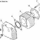 SPORTSMAN 90 - A01FA09CA Головка цилиндра