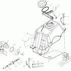 SPORTSMAN 6X6 - A03CL50AA Топливный бак