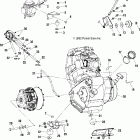 TRAIL BOSS 330 - A03CA32AA Крепление двигателя