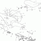 TRAIL BLAZER 400 - A03BA38CA Заднее крыло