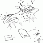 SCRAMBLER 50 - A01EA05CA Fender  /  seat