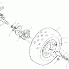 TRAIL BOSS 330 - A03CA32AA Переднее колесо