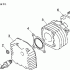 SCRAMBLER 90X - A02EA09CB Головка цилиндра