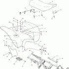 TRAIL BLAZER 250 - A03BA25CA/CB Заднее крыло