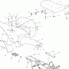 SCRAMBLER 400 2X4 - A02BA38CA Заднее крыло