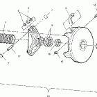 SCRAMBLER 500 2X4 - A02BA50AA Муфта сцепления