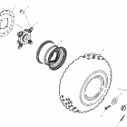 SPORTSMAN 700 - A02CH68AA/AB/AC/CA/CB Переднее колесо