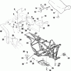 MAGNUM 325 4X4 - A02CD32AA Заднее крыло и сиденье