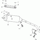 SCRAMBLER 90X - A02EA09CB Глушитель