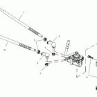 MAGNUM 500 - A01CD50AA Gearcase selector mounting