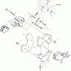 XPLORER 400 - A02CG38CA Задний суппорт тормозной