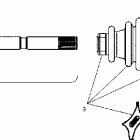 MAGNUM 500 - A02CD50AA Ведущий вал