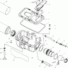 SCRAMBLER 500 2X4 - A02BA50AA Воздушный фильтр