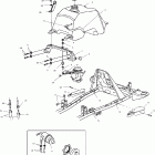 MAGNUM 500 2X4 HDS - A02CB50FC Fuel tank and carburetor mounting