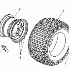 SCRAMBLER 90X - A02EA09CB Заднее колесо
