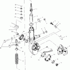 SCRAMBLER 400 4X4 - A02BG38CA Передняя стойка